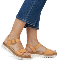 Remonte - Women's Jocelyn Leather Ankle Strap Sandal