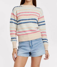 Another Love Jewel Sweater in spring fling - women's sweater