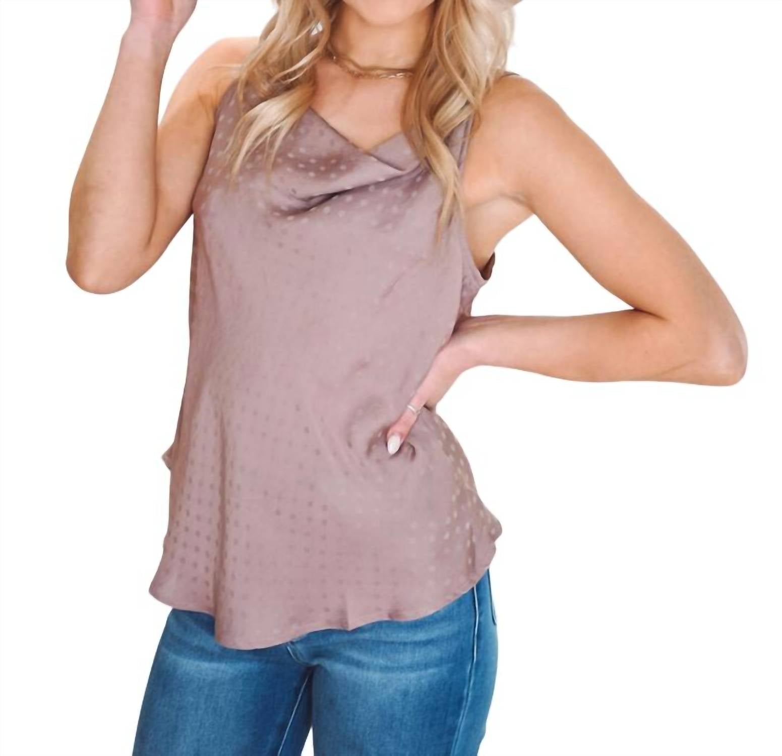 La Miel - Polka Dot Print Spring Summer Camisole