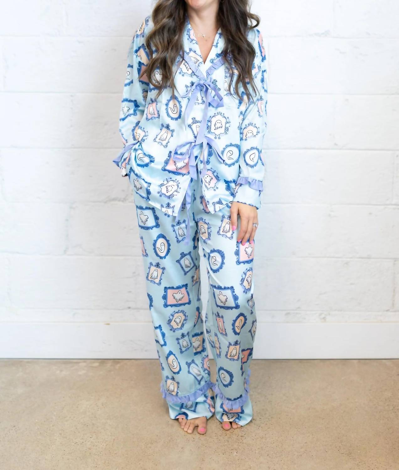 Peach Love - Spooky Ghost Pajama Pants