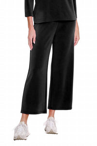 Multiples - Women's Wide Band Wide Leg Crop Pants