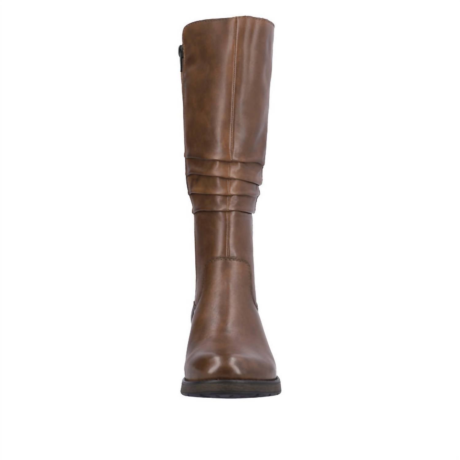 RIEKER Women's Faith 63 Boot in chestnut - women's shoe - alternate view
