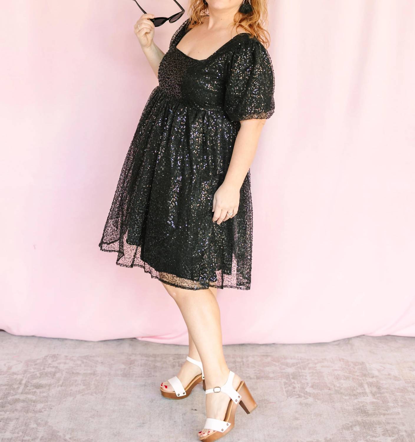 In-Loom - Sequined Mini Dress