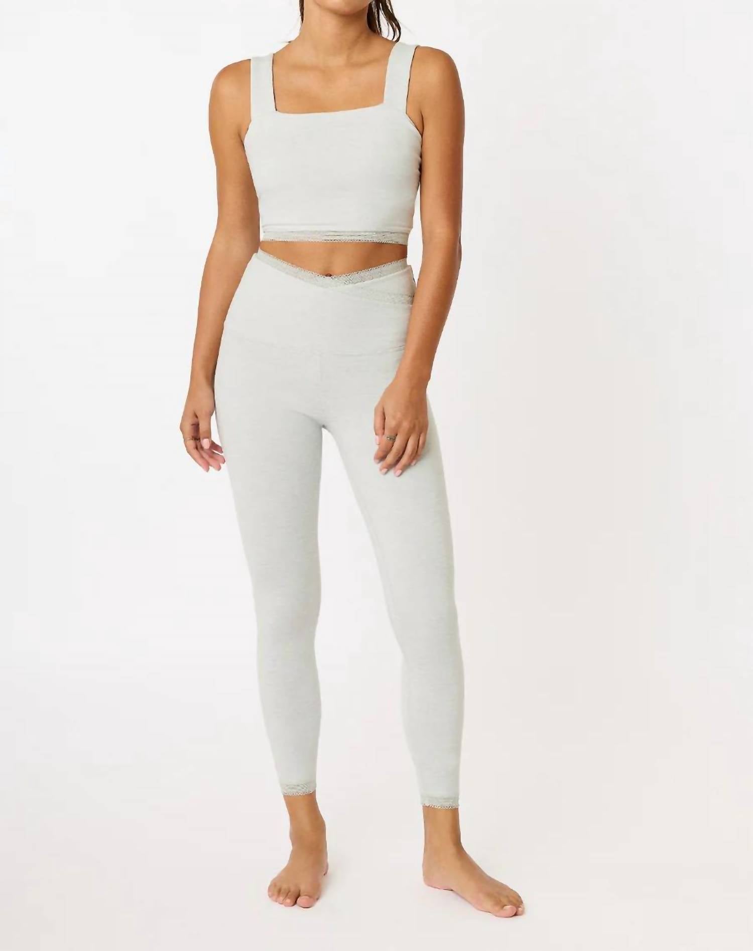 Cream Yoga - Lacey Bra Top