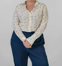 Catherine Gee - Daria French Cuff Silk Blouse
