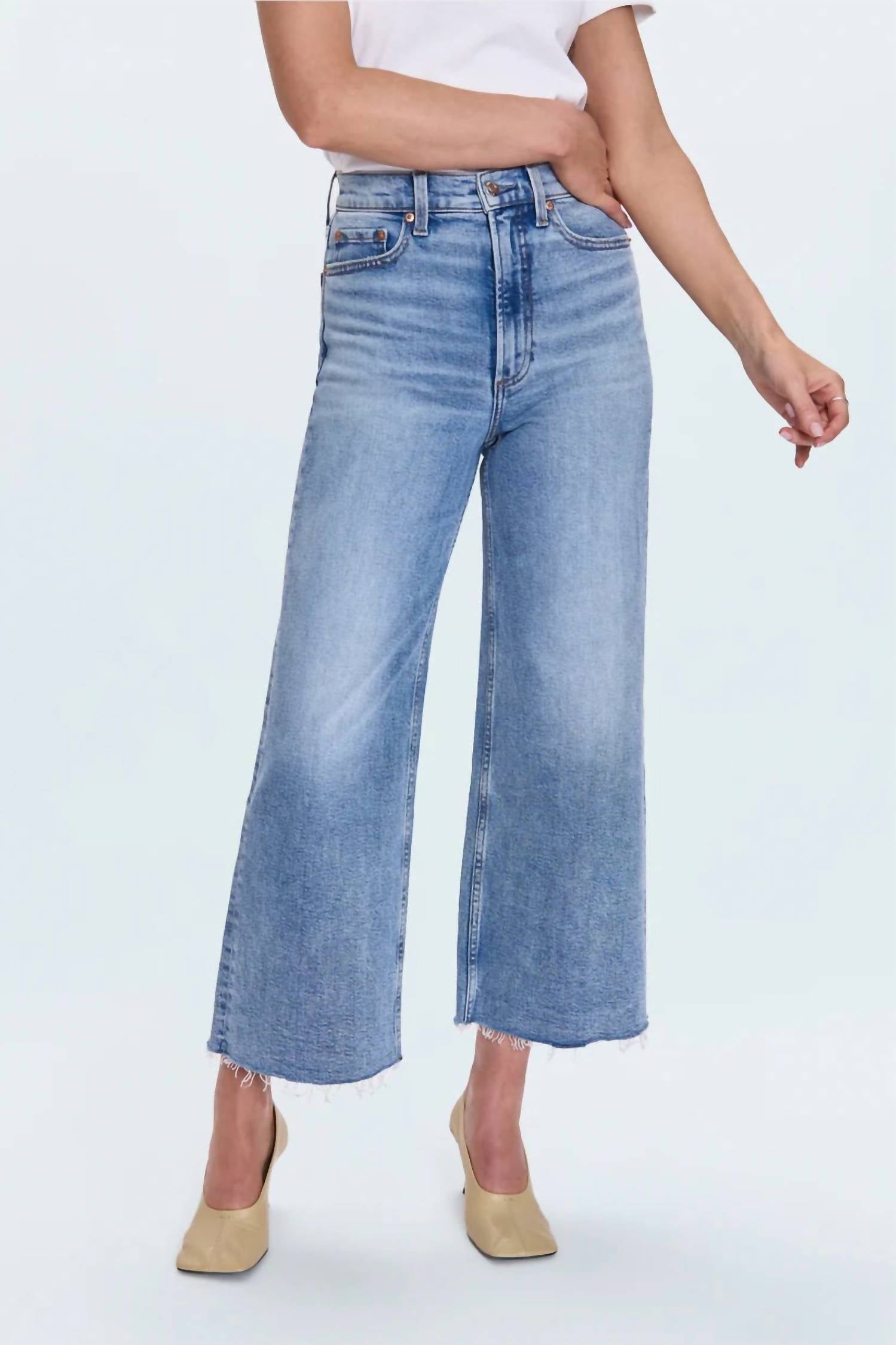 Pistola - Lana Crop High Rise Ultra Wide Jeans