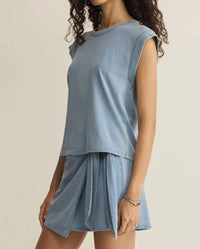 Z Supply - Camino Jersey Denim Top