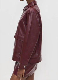 Pistola - Valerie Faux Leather Biker Jacket