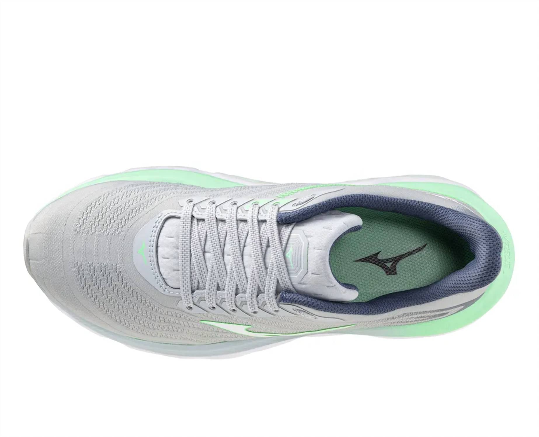 MIZUNO Women's Horizon 8 Running Shoes in pearl blue white hint of mint - women's shoe - alternate view