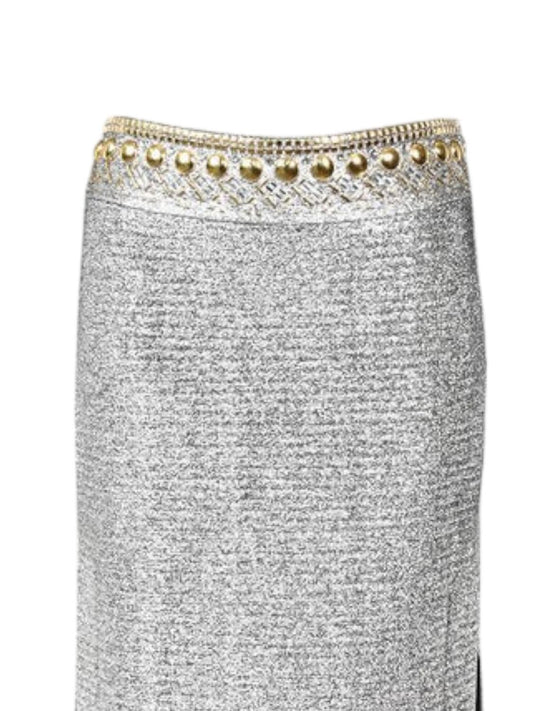 Rabanne - Pression Skirt In Lurex