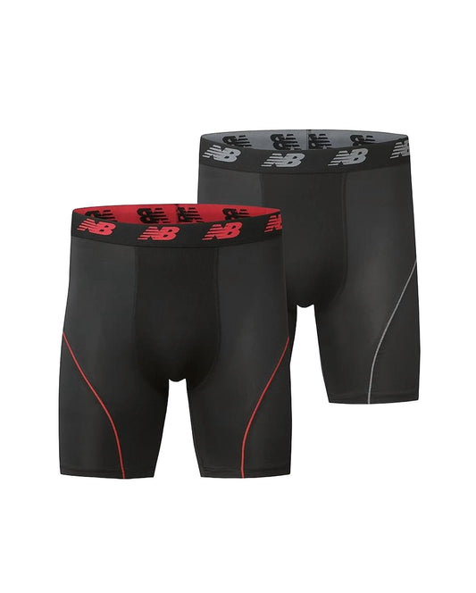 New Balance - Men's 2-Pack Chill 2.0 Performance Boxer Briefs