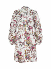 L'Agence - Butterfly Jungle Kiersten Long Sleeve Dress