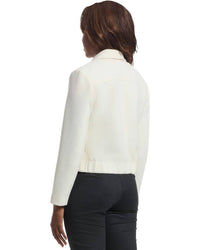 Elliott Lauren - Top Knotch Button Closure Crop Jacket