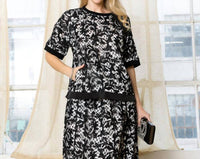 Joh - Wineva Lace & Satin Top