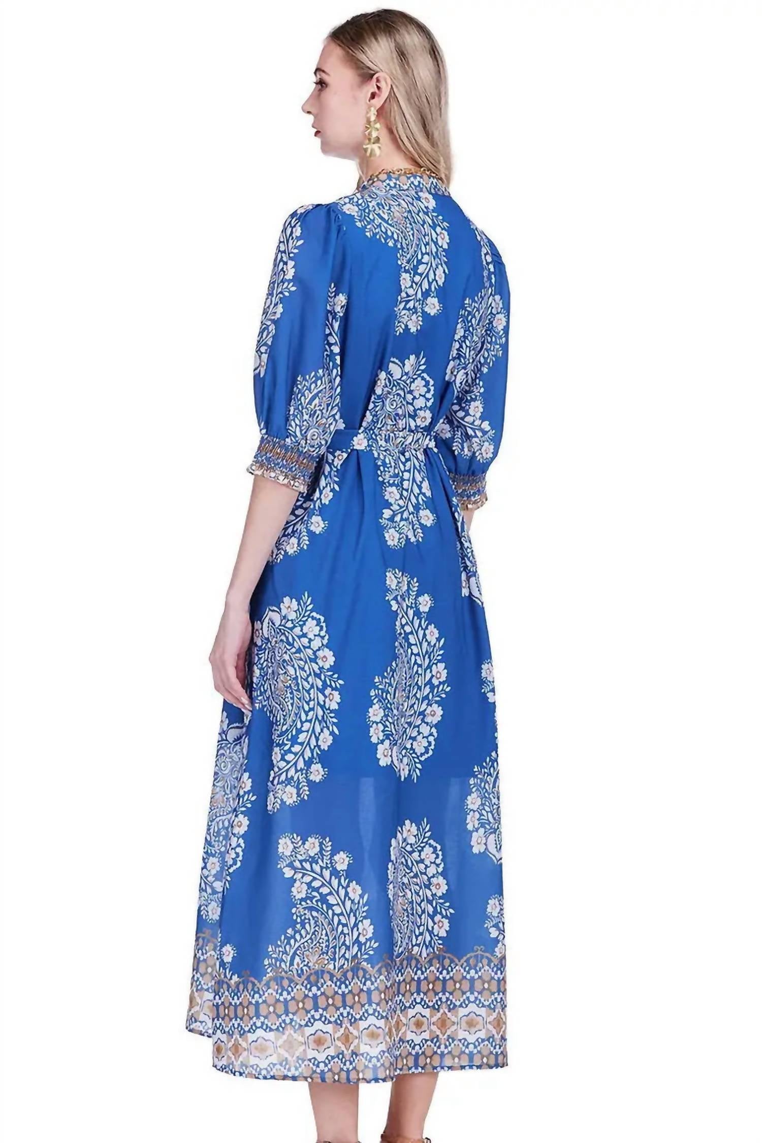 Joy Joy - Pin Tuck Maxi Dress