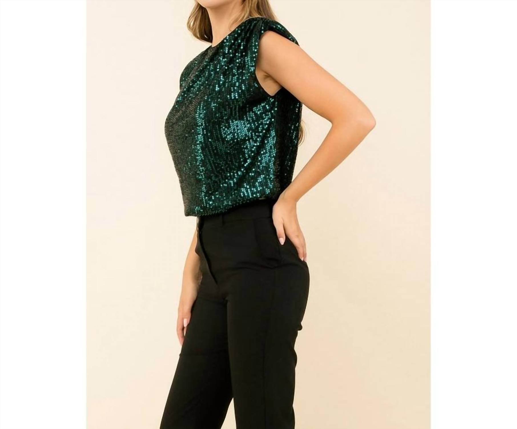 Thml - Sequin Sleeveless Blouse