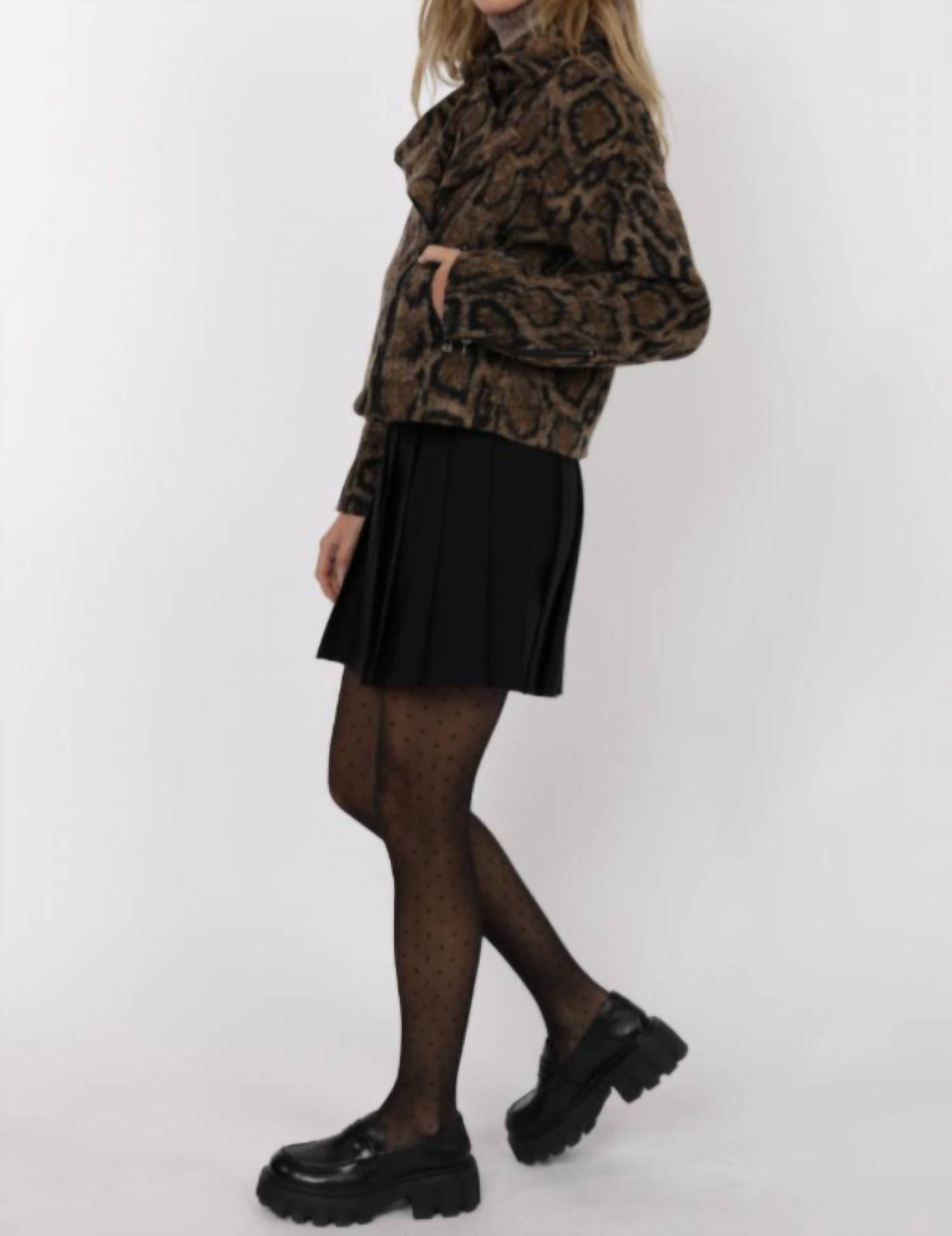 Sage The Label - Strada Brushed Leopard Jacket