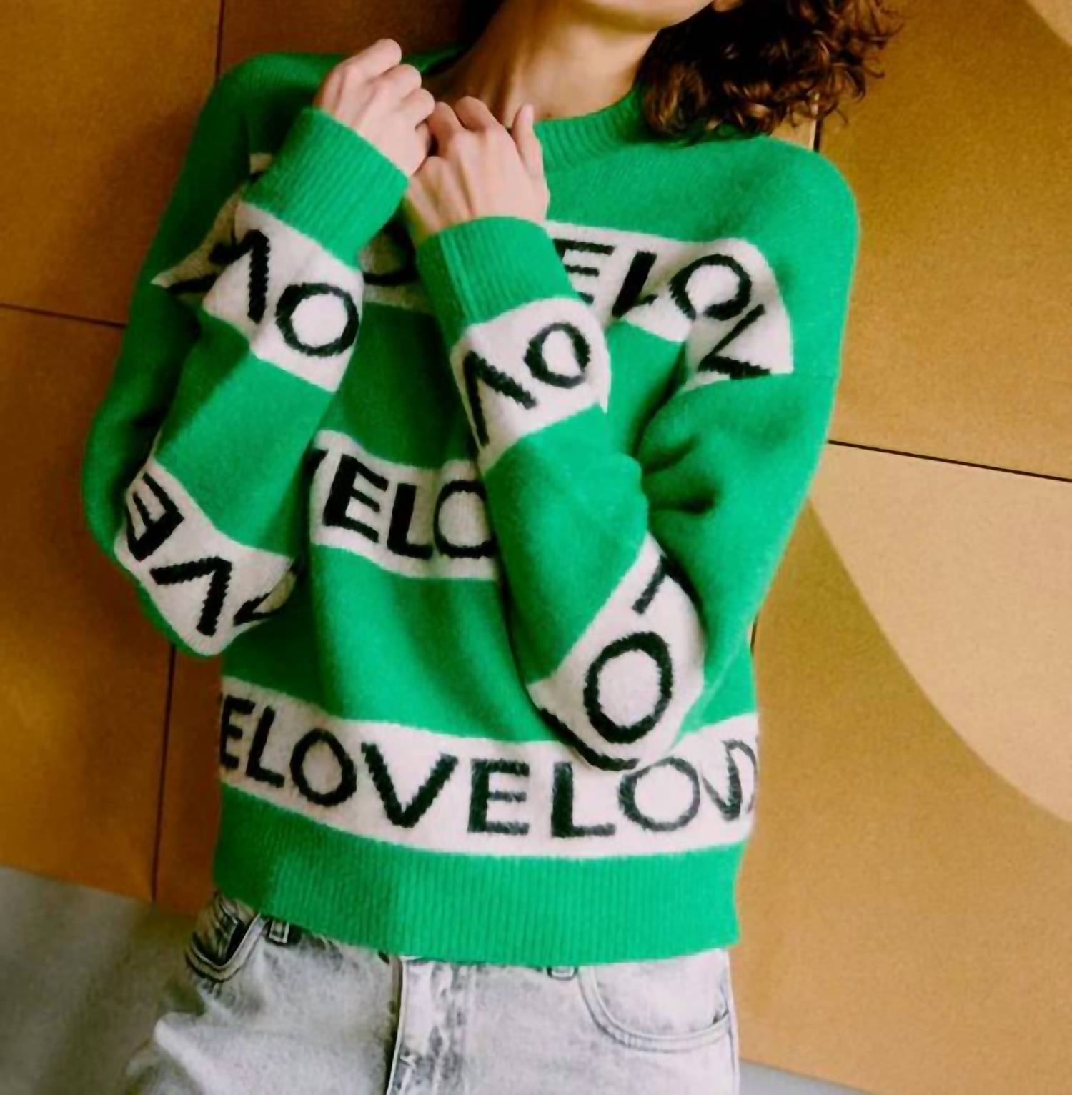 B.Young - Love Crewneck Sweater
