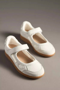 SILENT D Women's Samantha Ballet Sneaker Shoe in white - women's sneaker