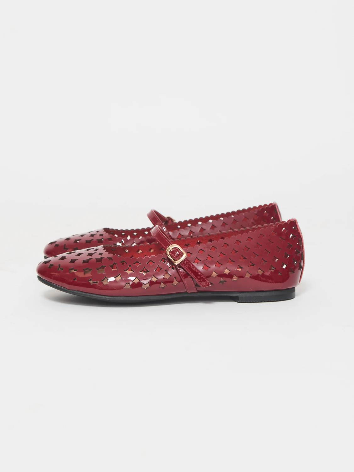 All Black - Women's Laiser Lady Jane Ballet Flats