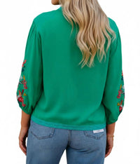 Johnny Was - Luna V-neck Shirt