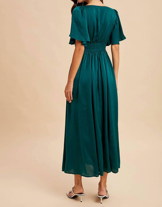 In-Loom - Washed Satin Maxi Dress