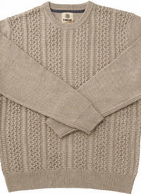 F/X Fusion - Men's Trend Novelty Cable Crew Sweater