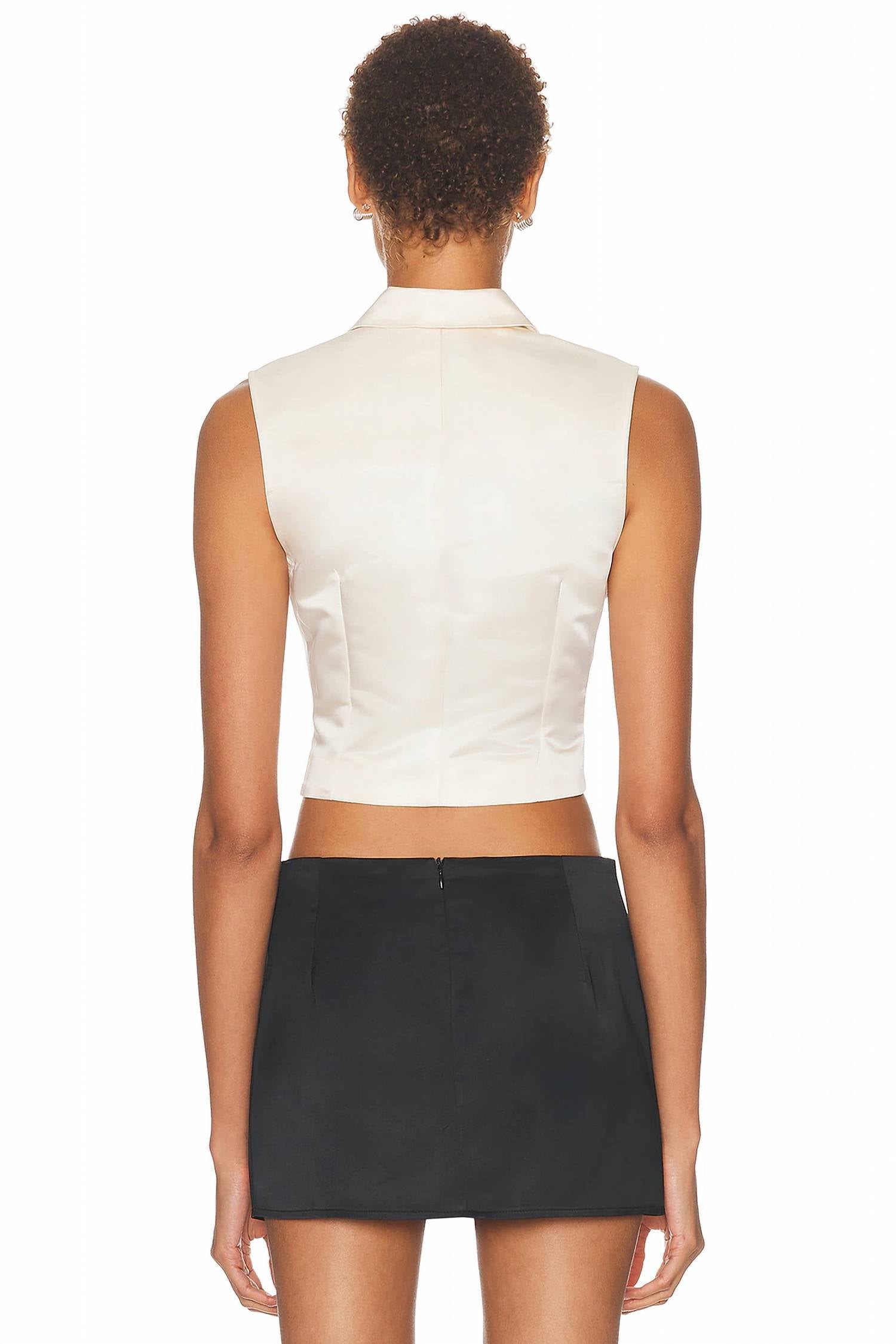 Alfie - Christy Zip Up Cropped Top