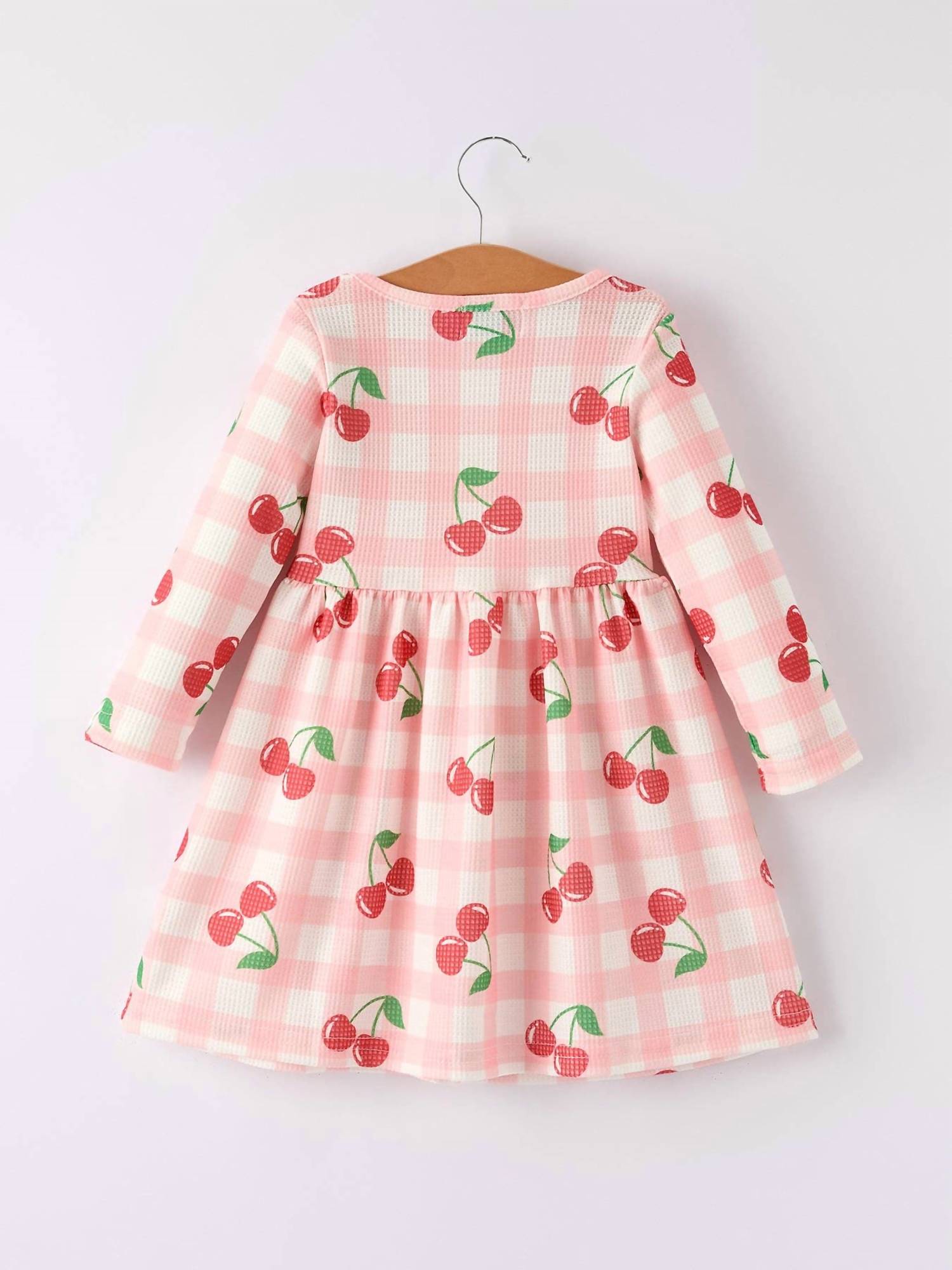 Rylee Faith Designs - Girls Cherry Long Sleeve Dress