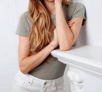 Charlie B - Tencel Ribbed Crew Neck T-shirt