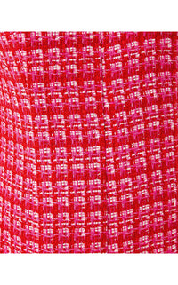 Lilly Pulitzer Enya Dress in cranberry red fiesta boucle - women's dress - view 6