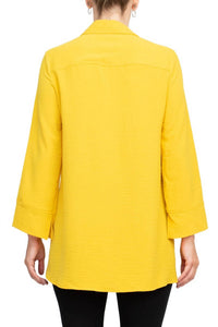 Counterparts - Women's Collared Sleeve Solid Button Down Shirt