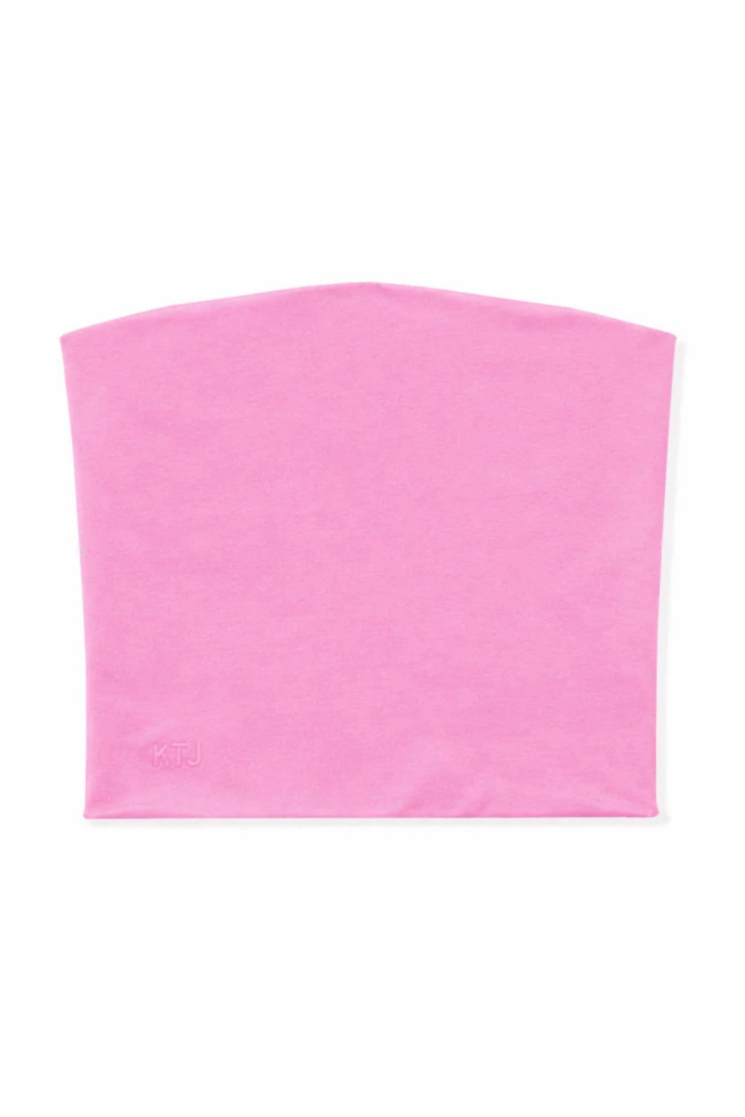 Katie J NYC Girl's Theo Tube Top in pink - kids' blouse
