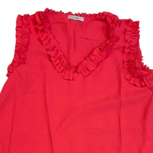 Jodifl - Women's Sleeveless Ruffle Top