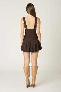 Cla - V-neck Mini Dress