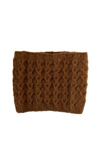 M.PATMOS Women's Marks Knit Funnelneck in cinnamon - women's jacket