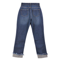 Myra - Amora Cuffed Hem Distressed Boyfriend Jeans