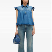 Ganni - Light Weight Denim Top