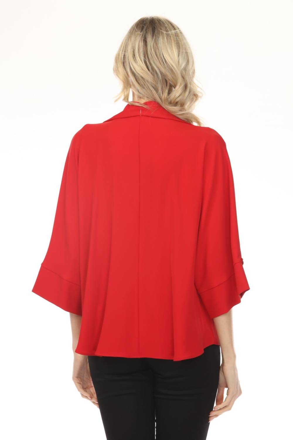 Joseph Ribkoff - Surplice Blouson 3/4 Sleeve Top