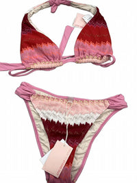 Pq Swim - Eleanor Halter Bikini Top & High Waist Bikini Bottom Set