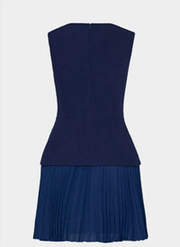 Milly - HADDY PLEATED MINI DRESS