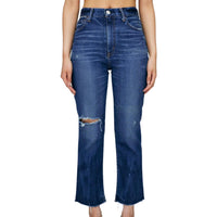 Moussy - Rhode Cropped Flare Jeans