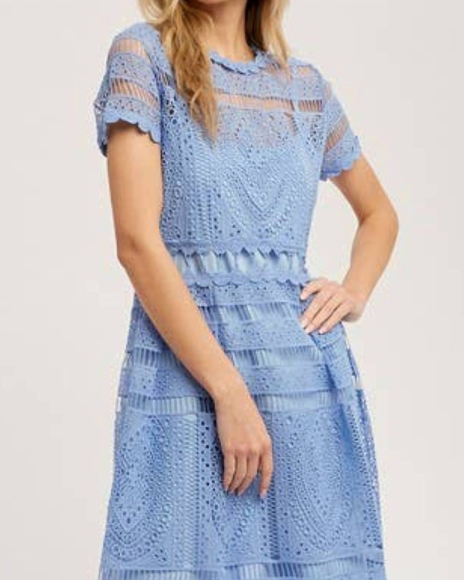 Vanilla Monkey - Belle Crochet Lace Midi Dress