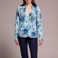 Tribal - Floral Textured Blouse