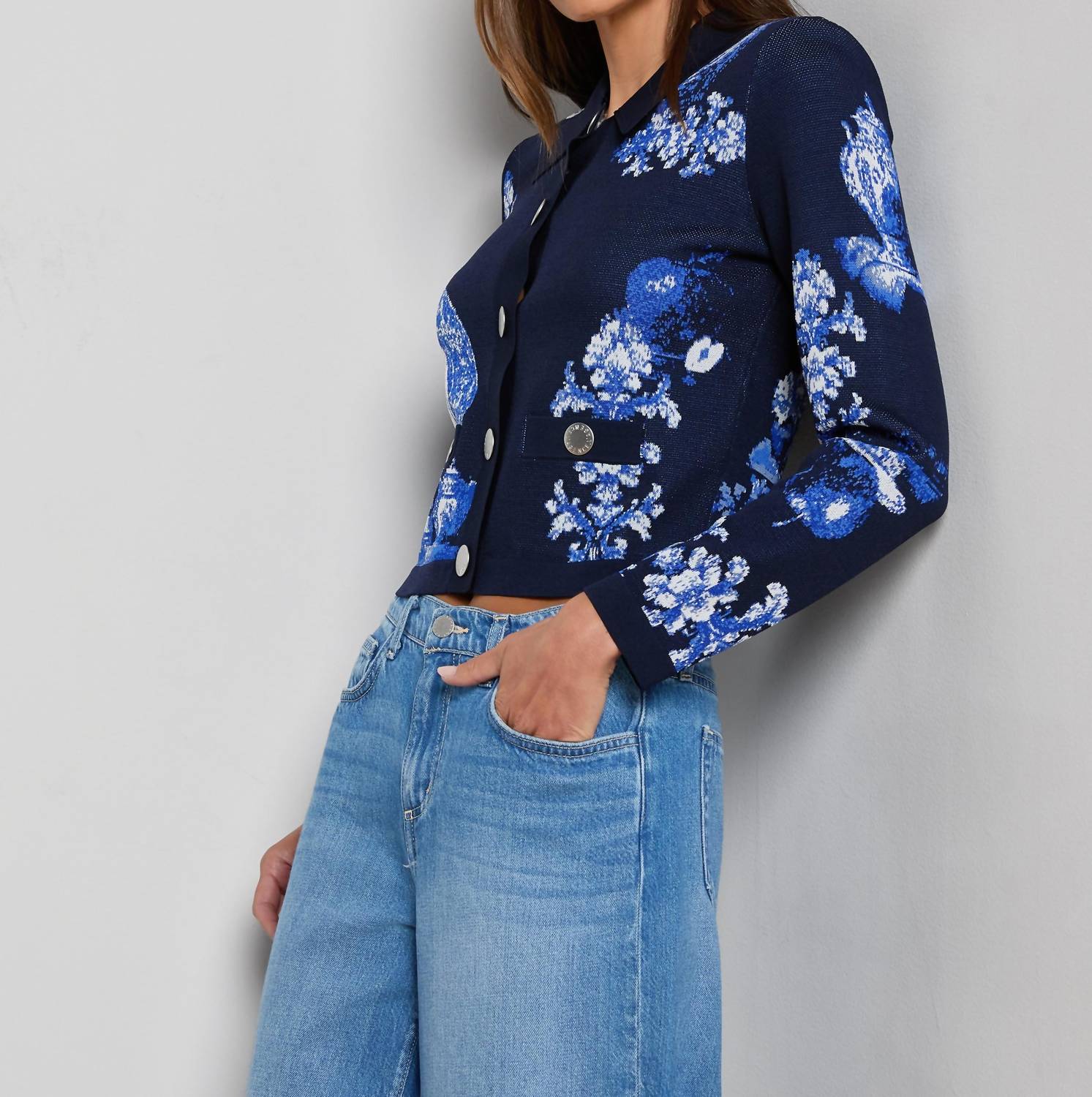 L'Agence - Osiris Jacquard Cardigan