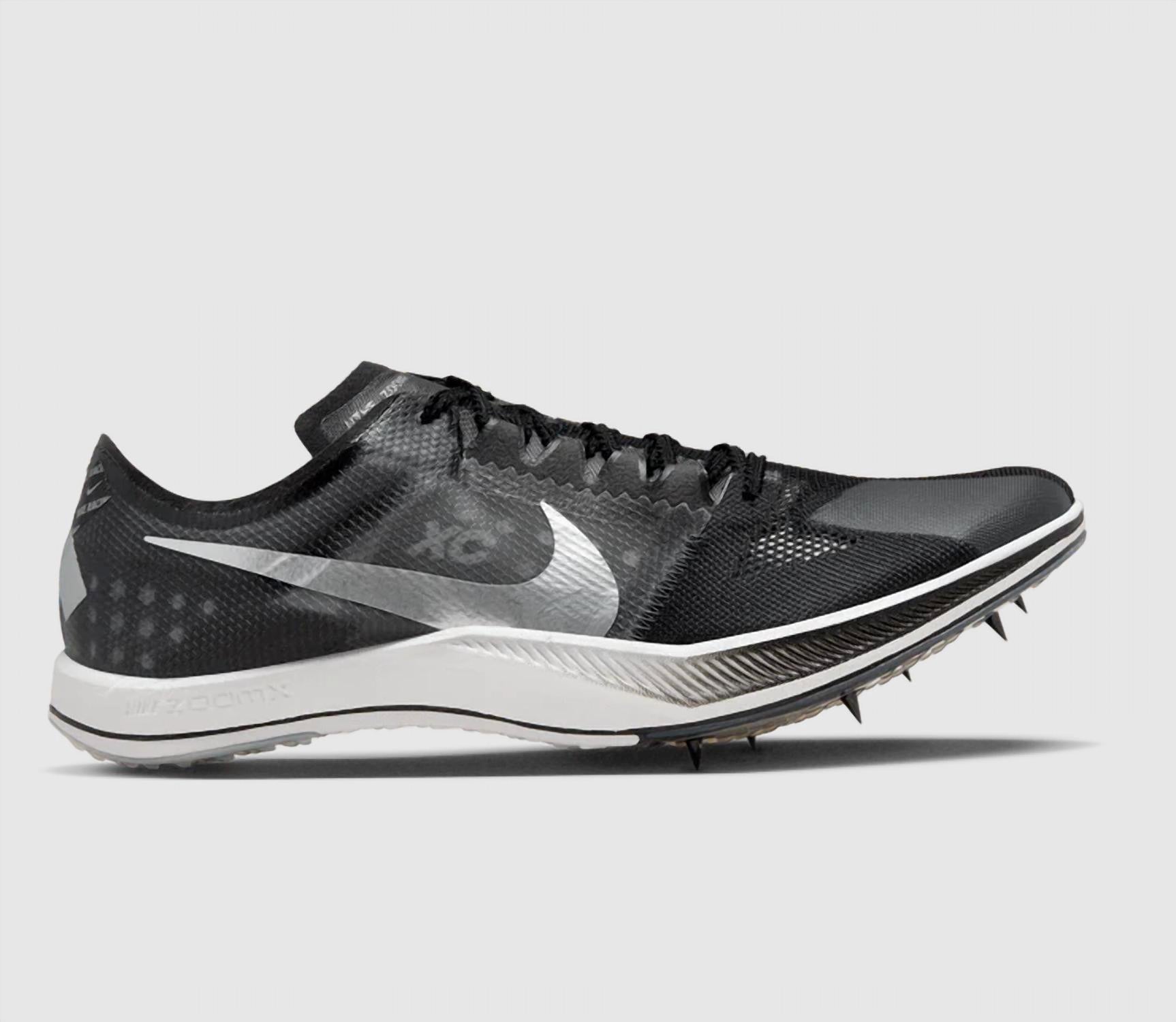 NIKE Men's Dragonfly Xc Shoe in black metallic silver dark smoke grey - men's shoe