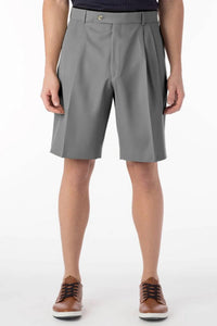 Ballin - Micro Nano Travel Twill Performance Gabardine Pleated Shorts