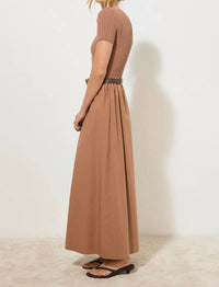 Mon Renn - Eternal Knit Combo Maxi Dress