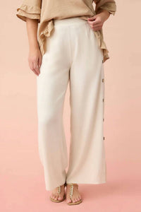 Coco + Carmen - Remi Pant with Side Button Detail