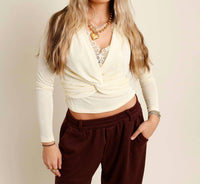 Ina Fashion - Timeless Twist Long Sleeve Top